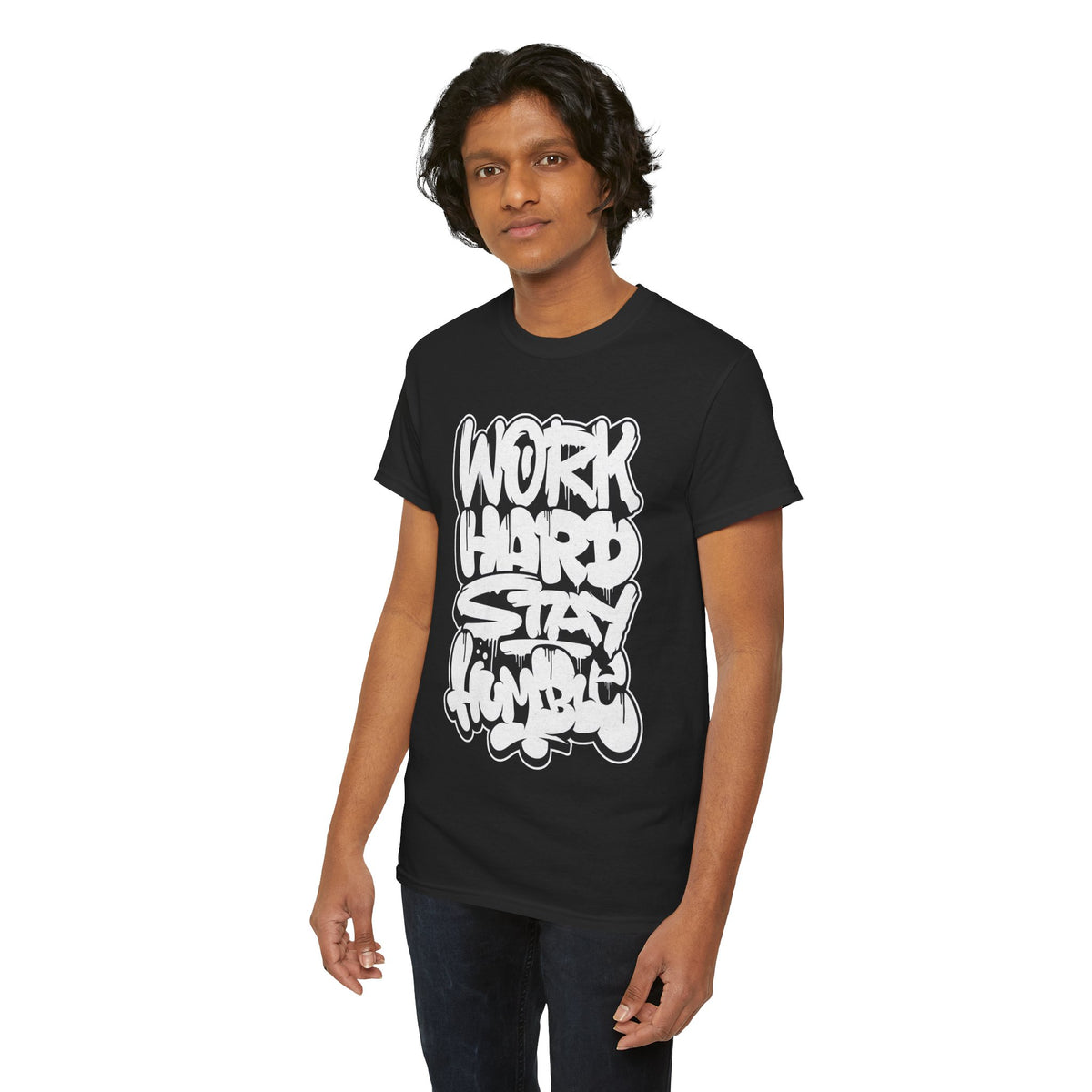 Unisex work hard stay humble Cotton Tee
