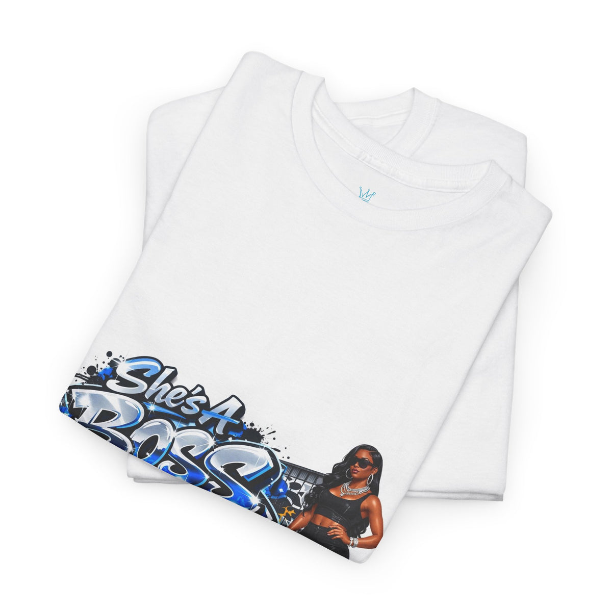 She’s a boss Heavy Cotton Tee