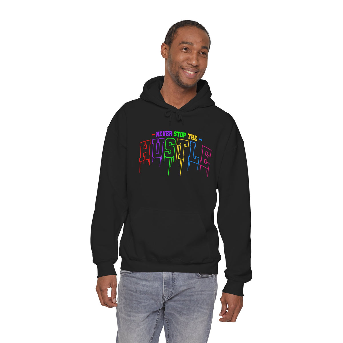 Unisex Hustle Hooded Sweatshirt