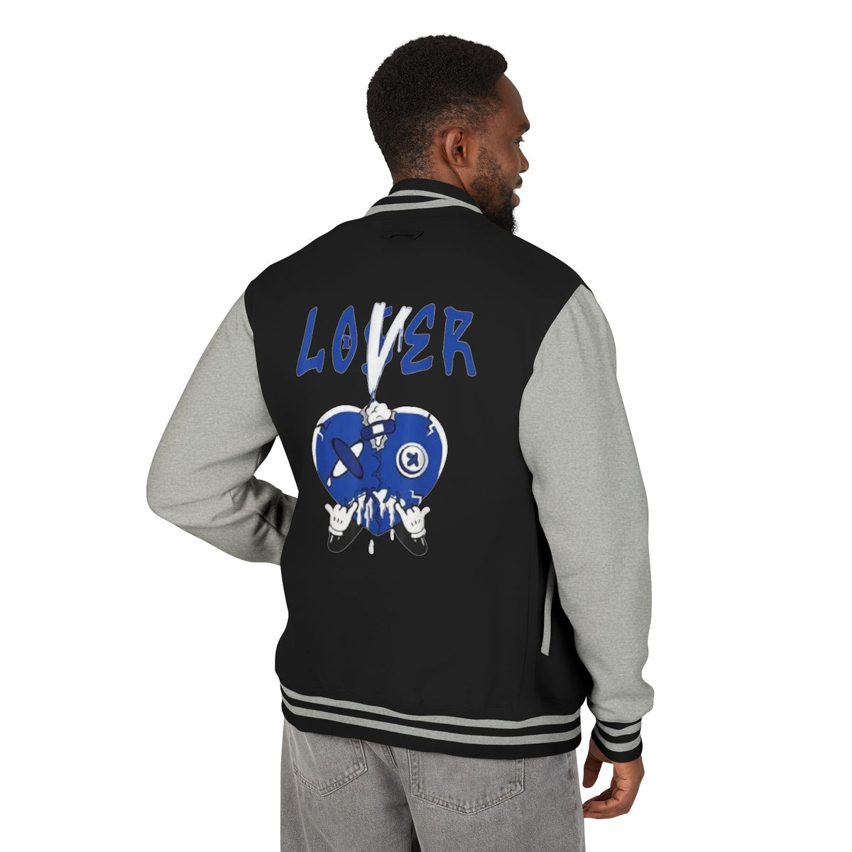Unisex Lover Heavyweight Letterman Jacket