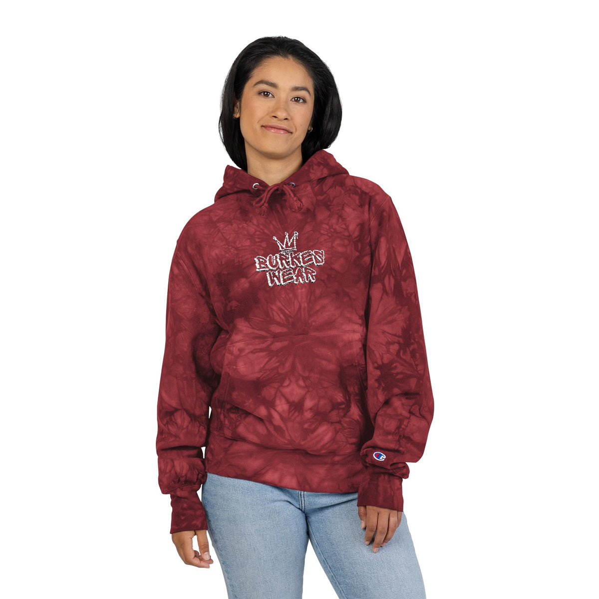 Unisex Burkes Tie-Dye Hoodie (Embroidery)