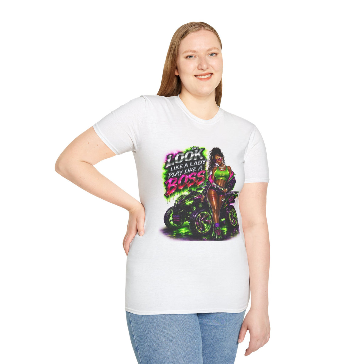 Look like a lady Softstyle T-Shirt