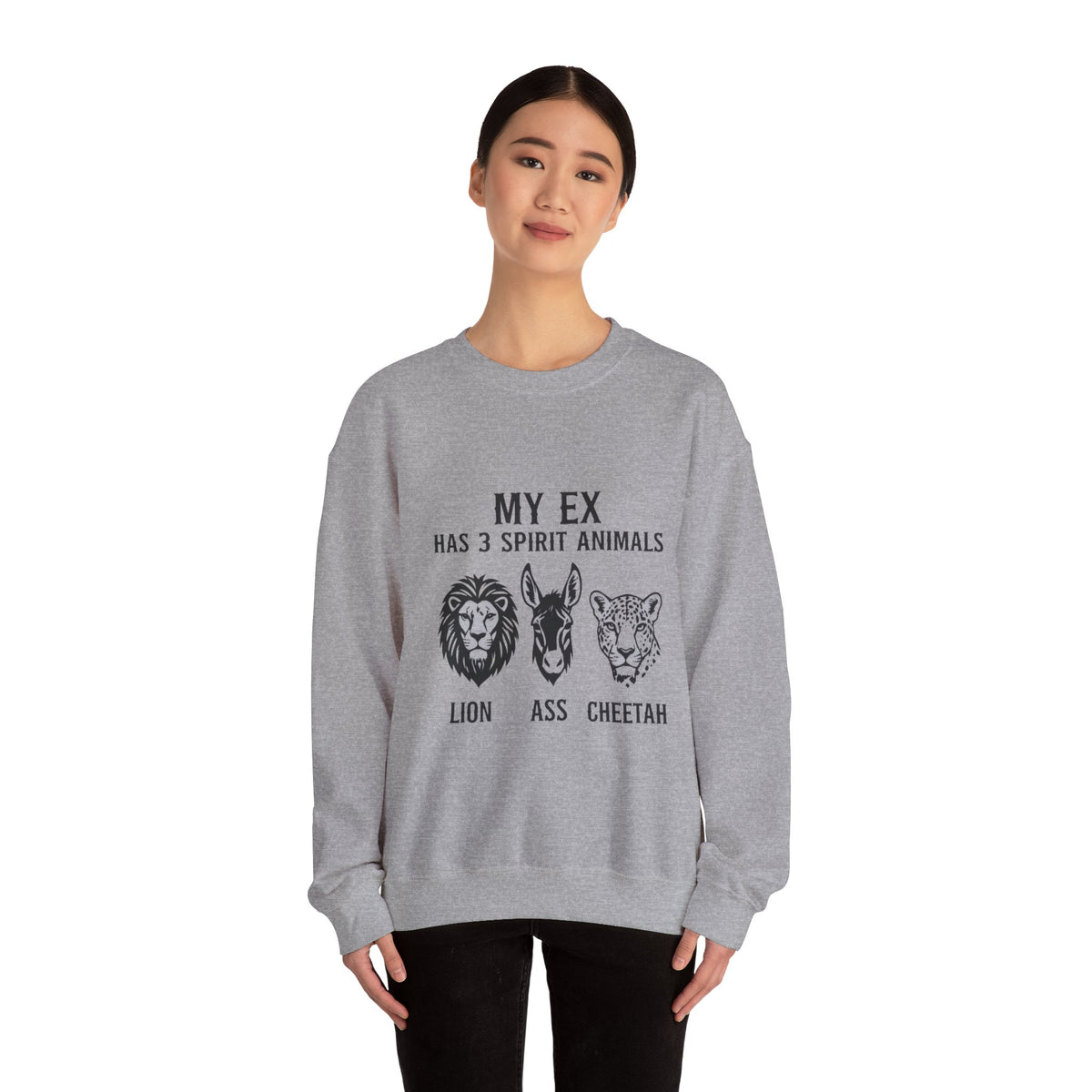 Unisex My Ex has 3 animal spirit Sweatshirt
