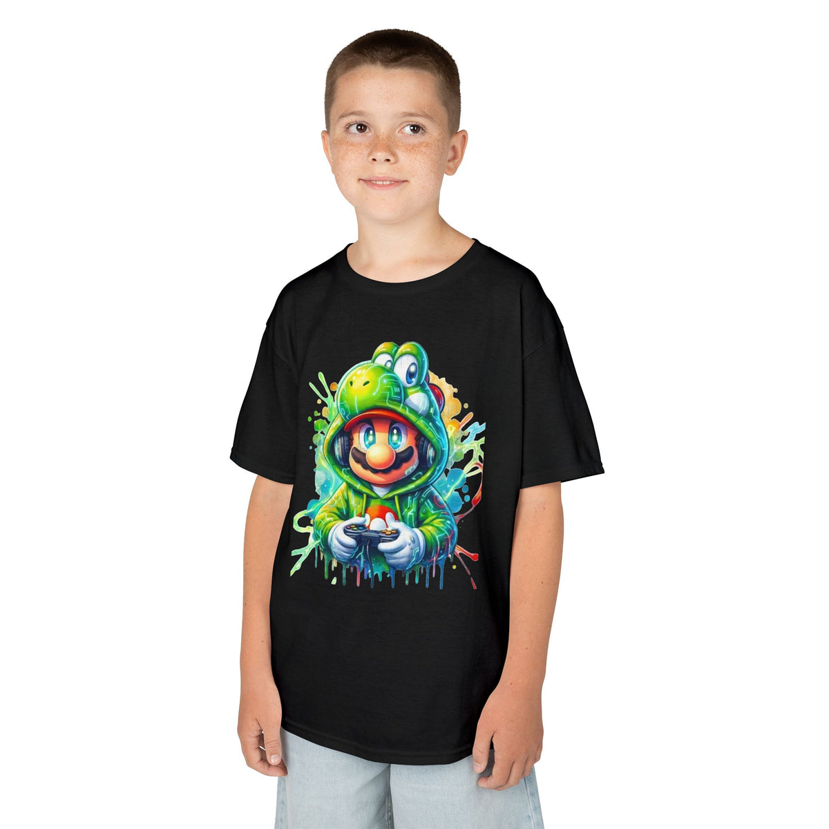 Kids unisex Mario Cotton Tee