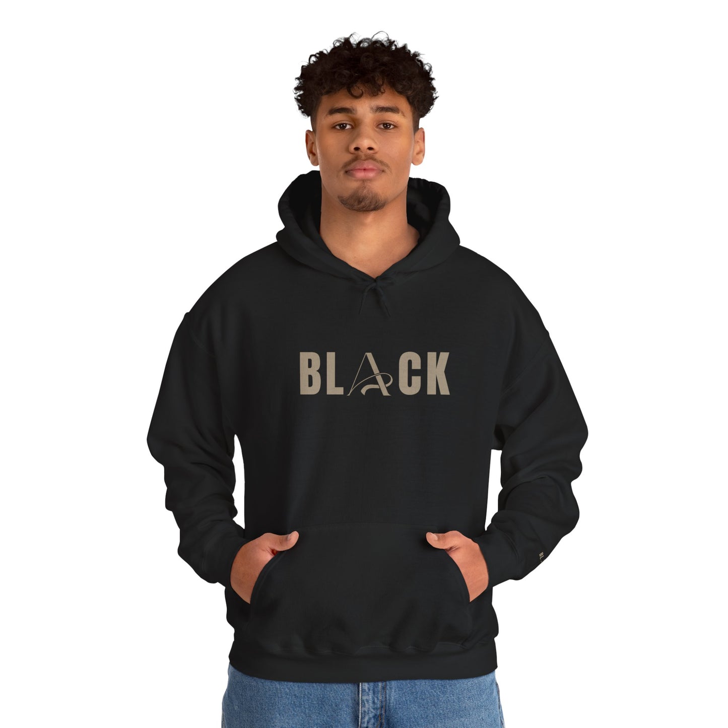 Black Unisex Hooded Sweatshirt