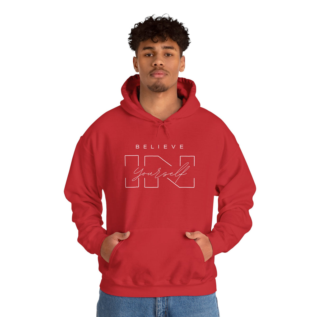 Unisex Believe Hooded Sweatshirt