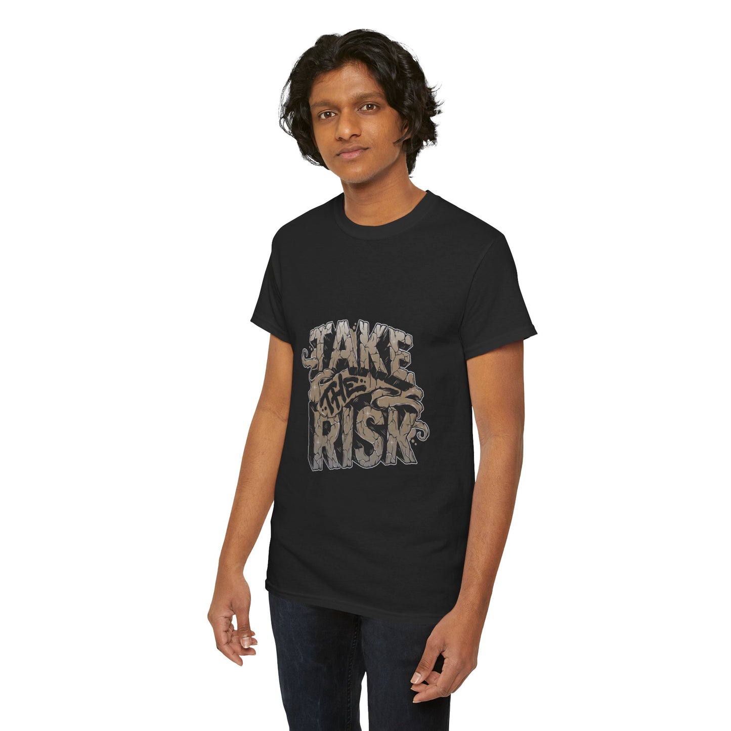 Unisex Take the Risk Cotton Tee