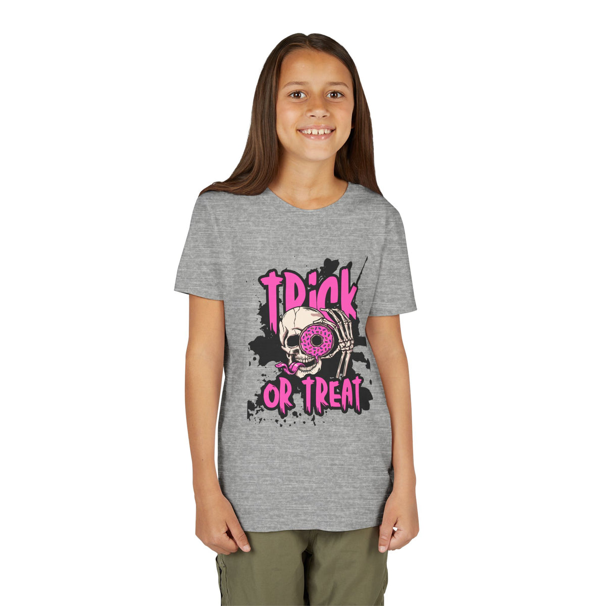 Youth Trick or Treat Sleeve Tee