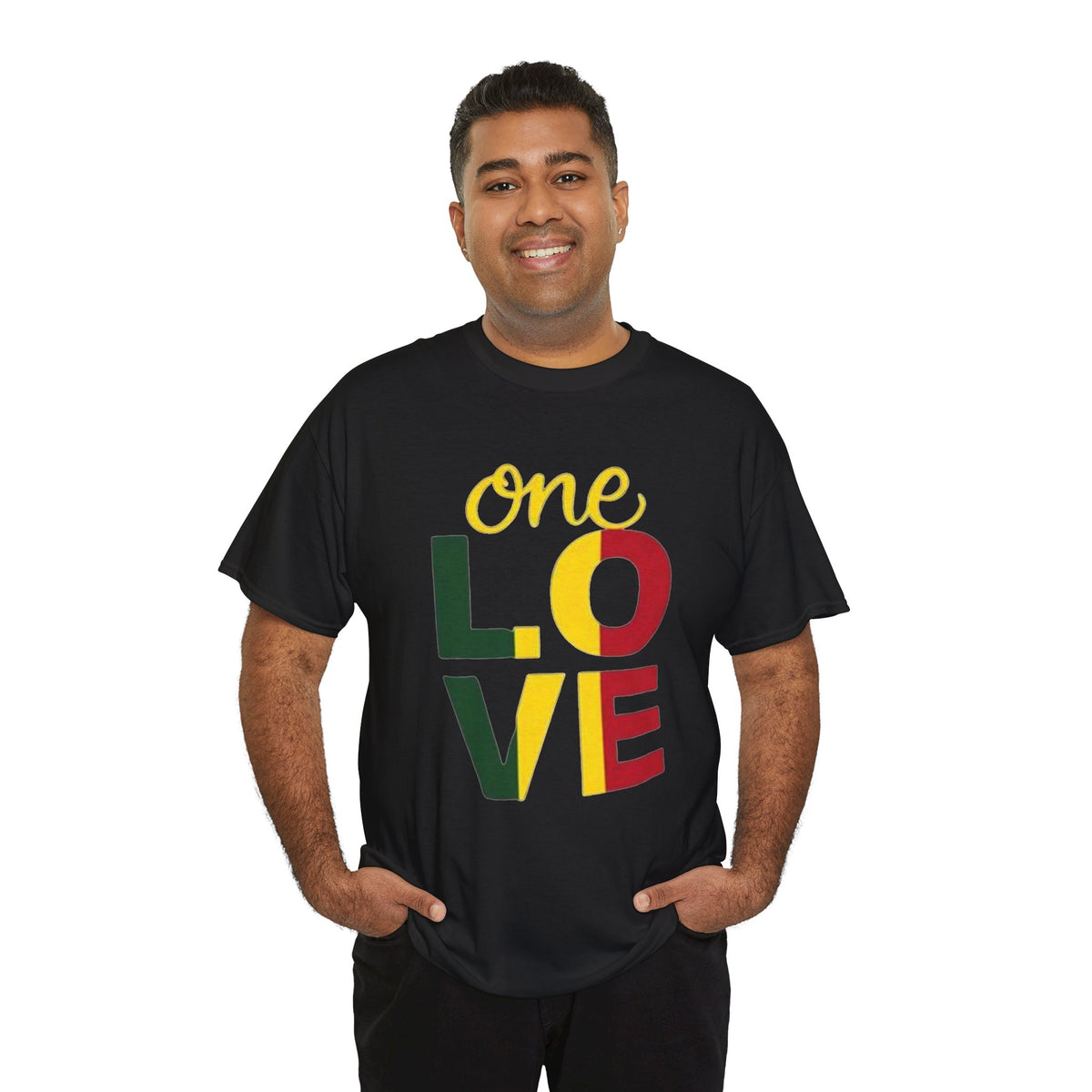 Unisex one love Heavy Cotton Tee