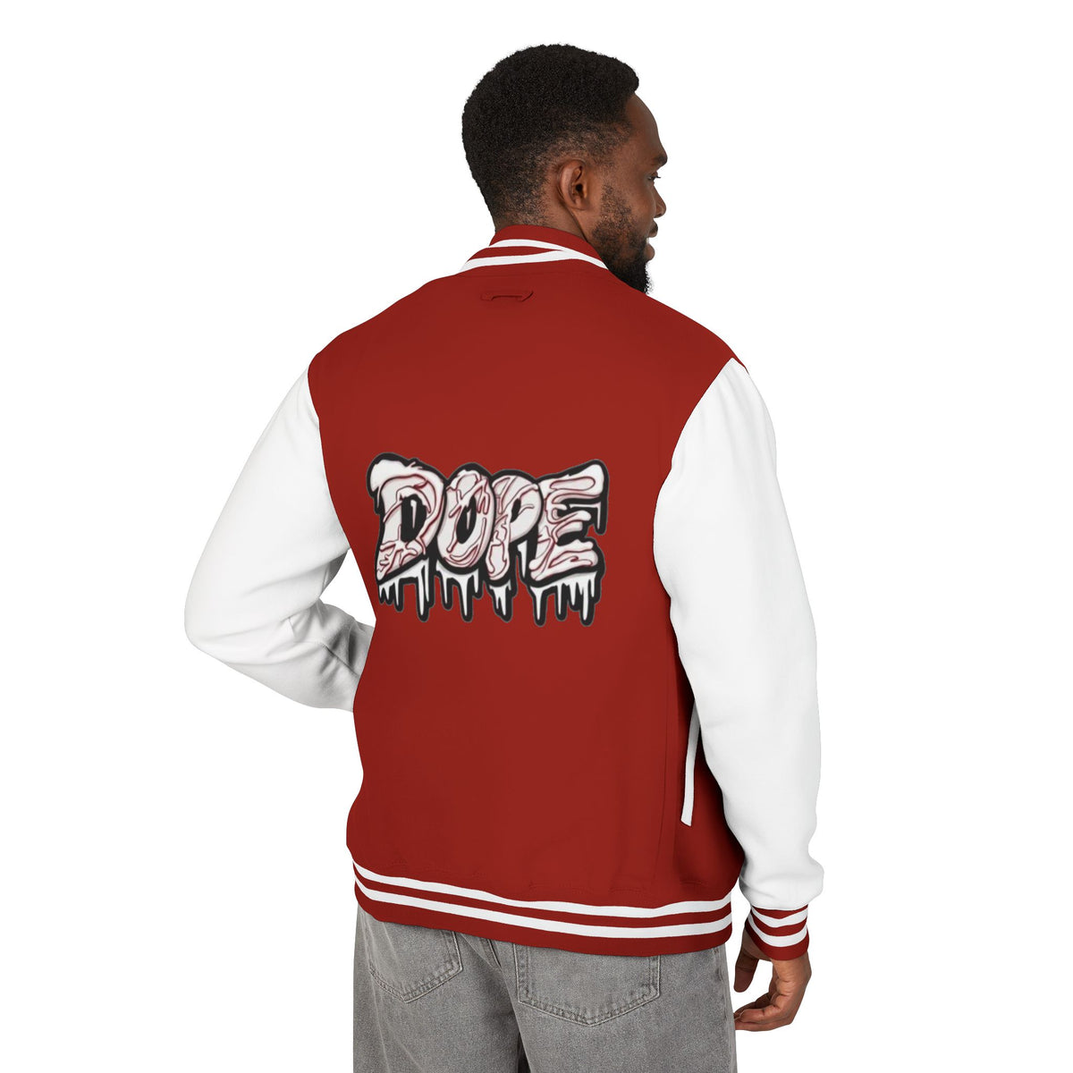 Unisex Dope Heavyweight Letterman Jacket