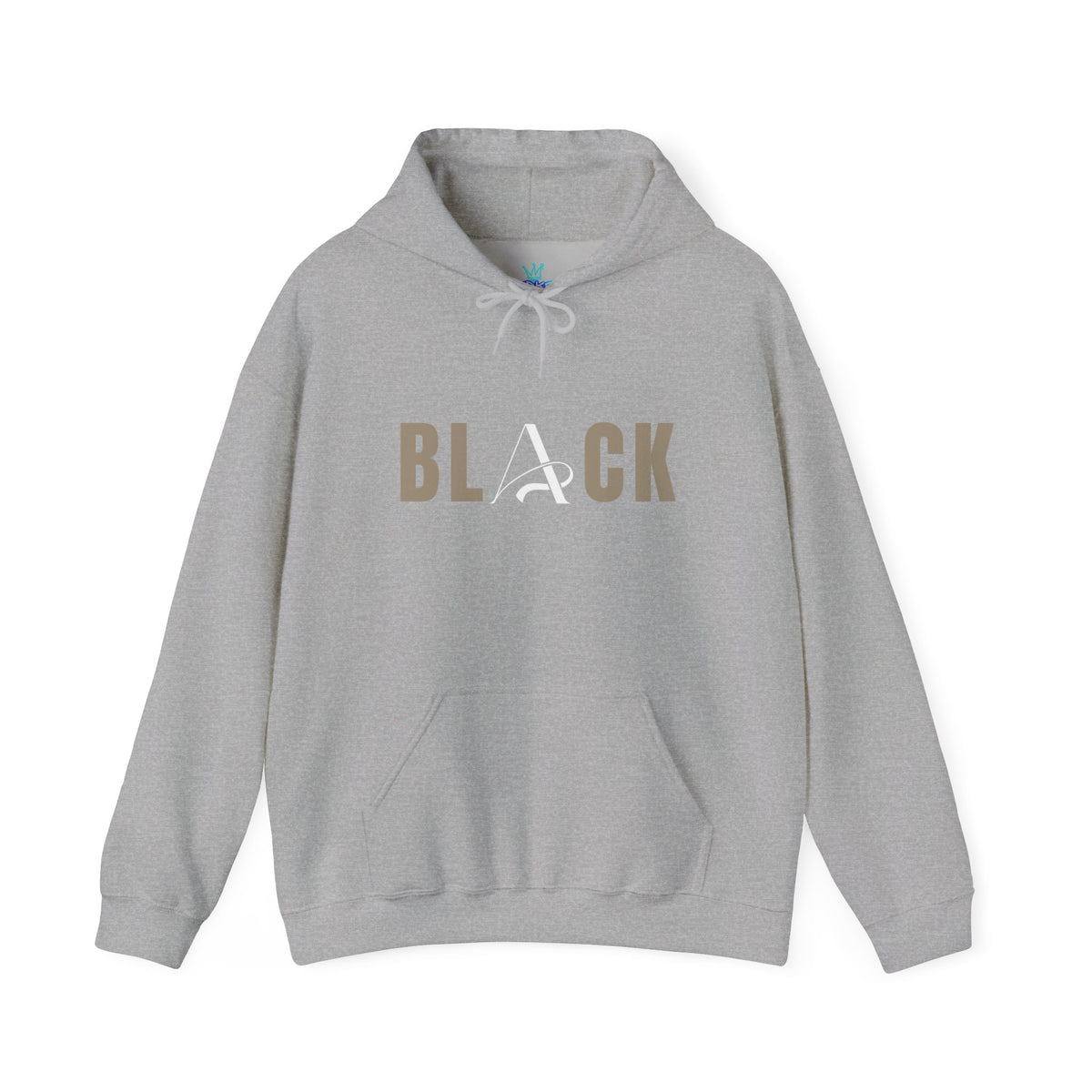 Unisex Black Hooded Sweatshirt