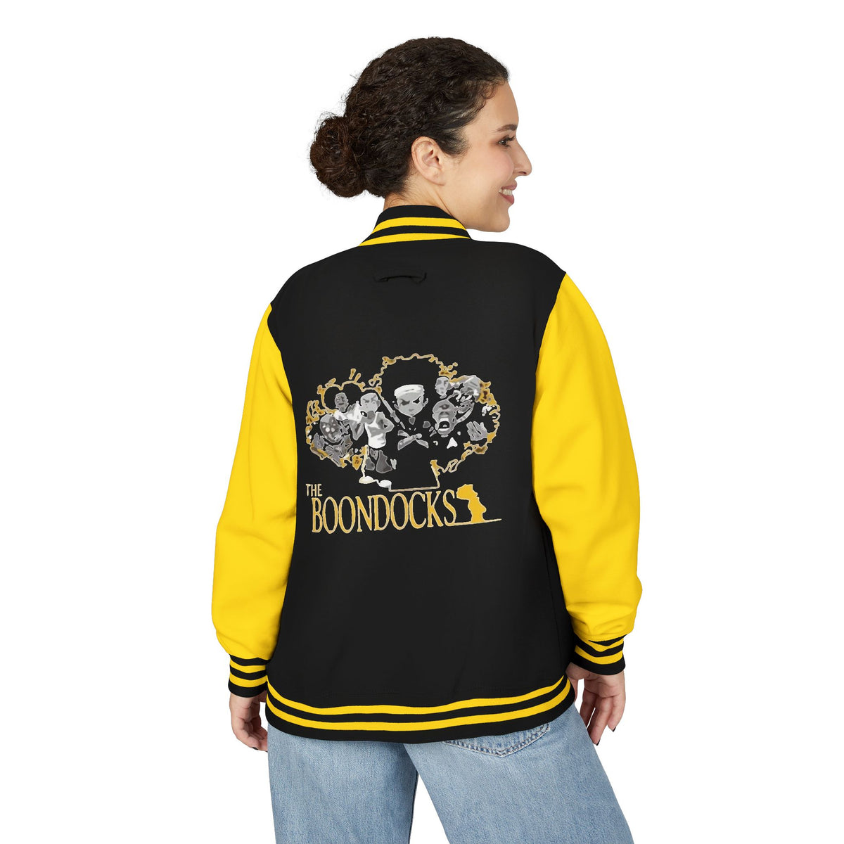 Unisex The Boondocks Heavyweight Letterman Jacket