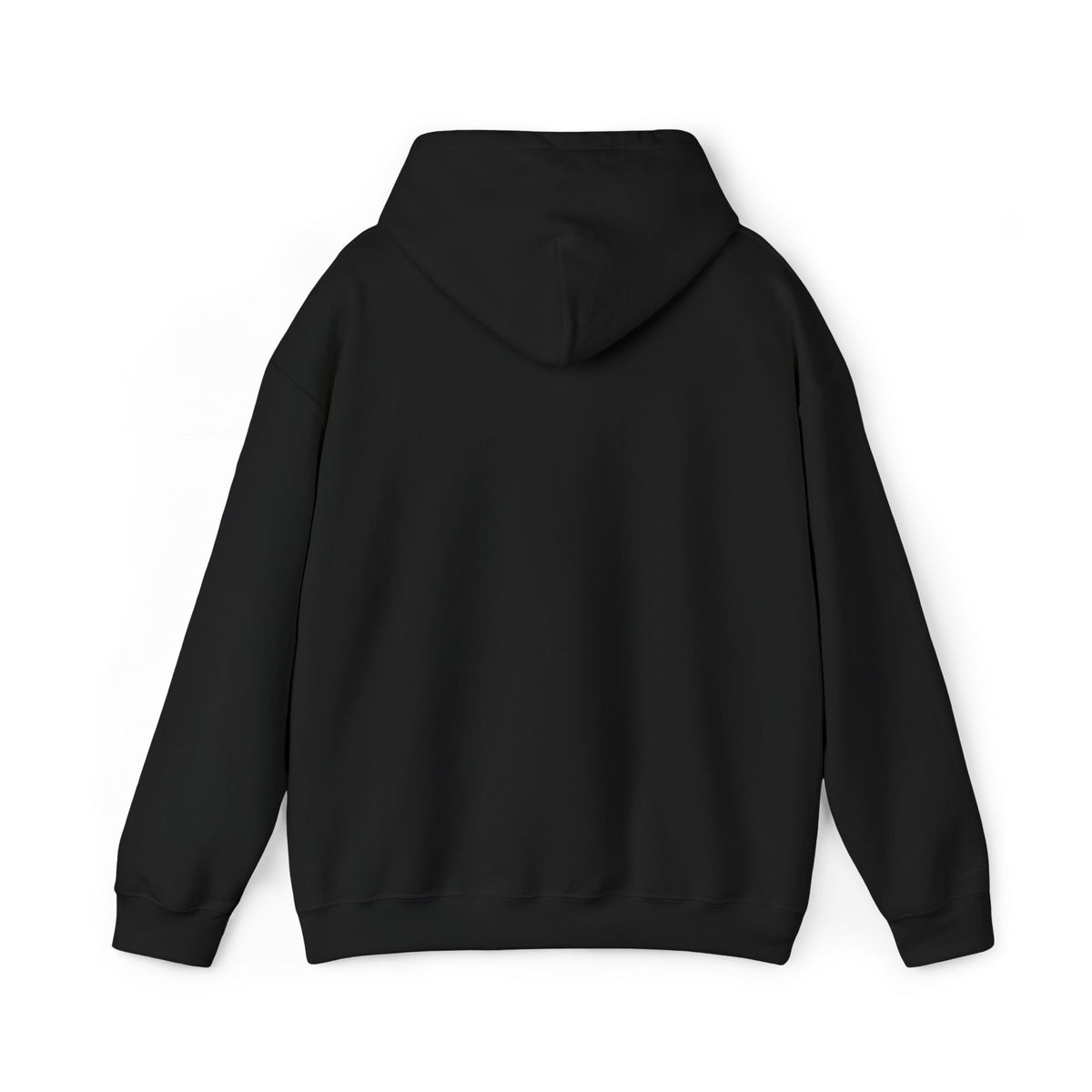 Unisex Black Hooded Sweatshirt