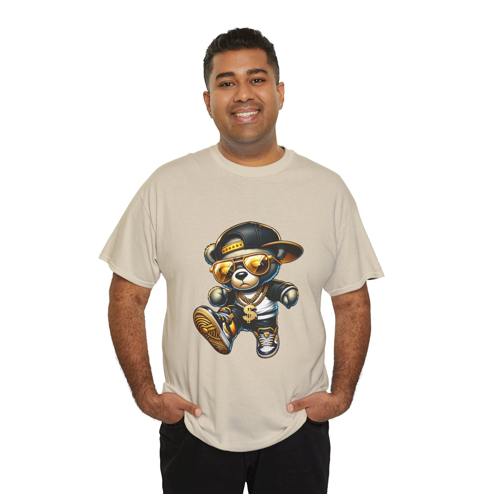 Unisex dancing bear Cotton Tee