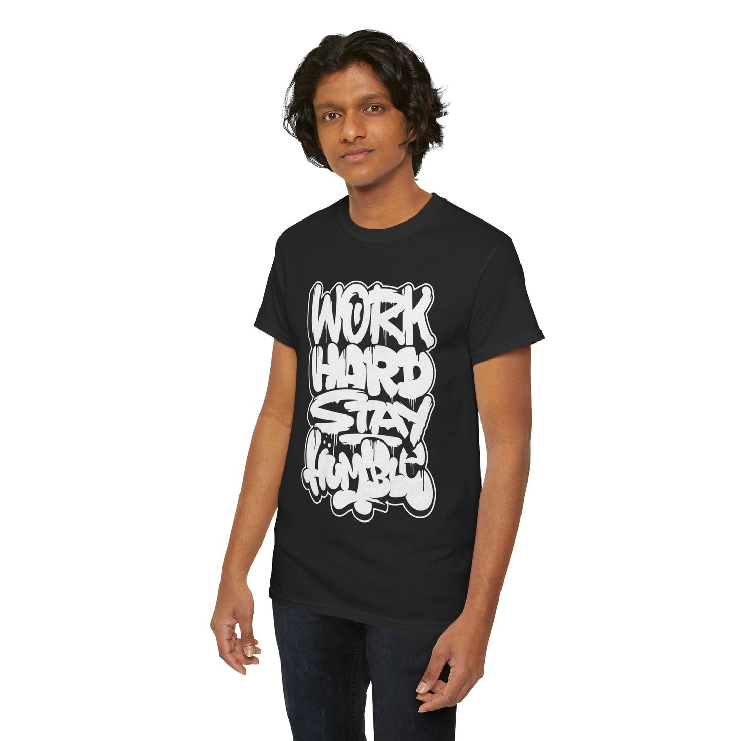 Unisex work hard stay humble Cotton Tee