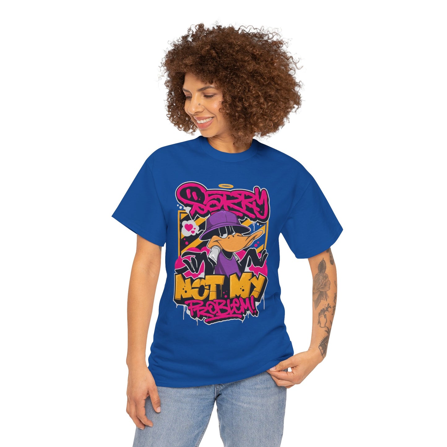 Unisex sorry not my problem Cotton Tee