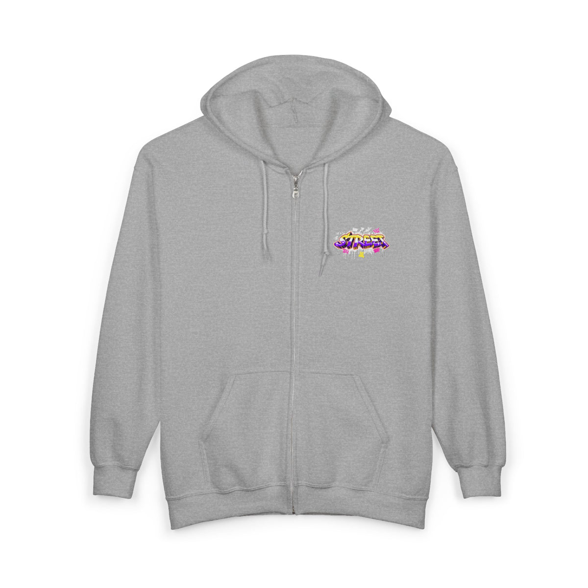 Unisex Full Zip Hooded Sweatshirt