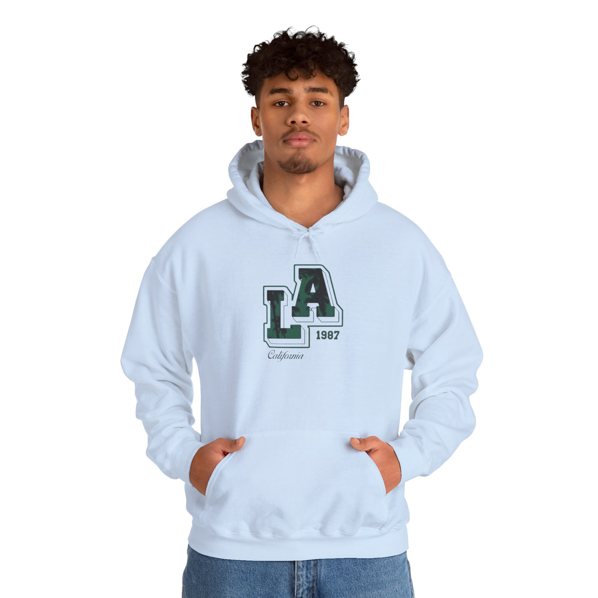 Unisex LA Hooded Sweatshirt