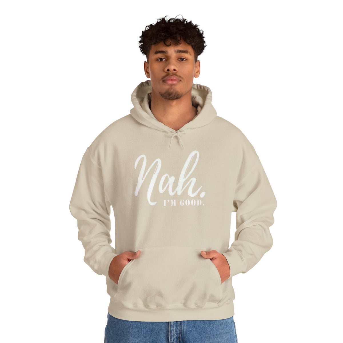 Unisex Nah Hooded Sweatshirt