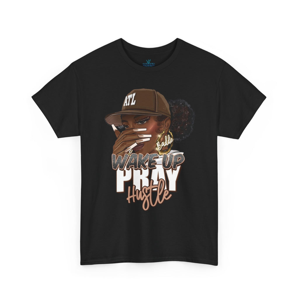 ATL wake up party and hustle Cotton Tee