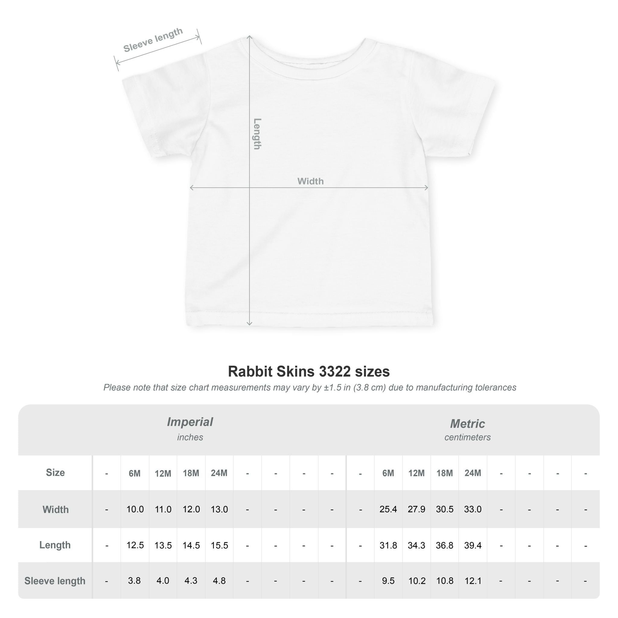 Infant Unisex Fine Jersey Tee