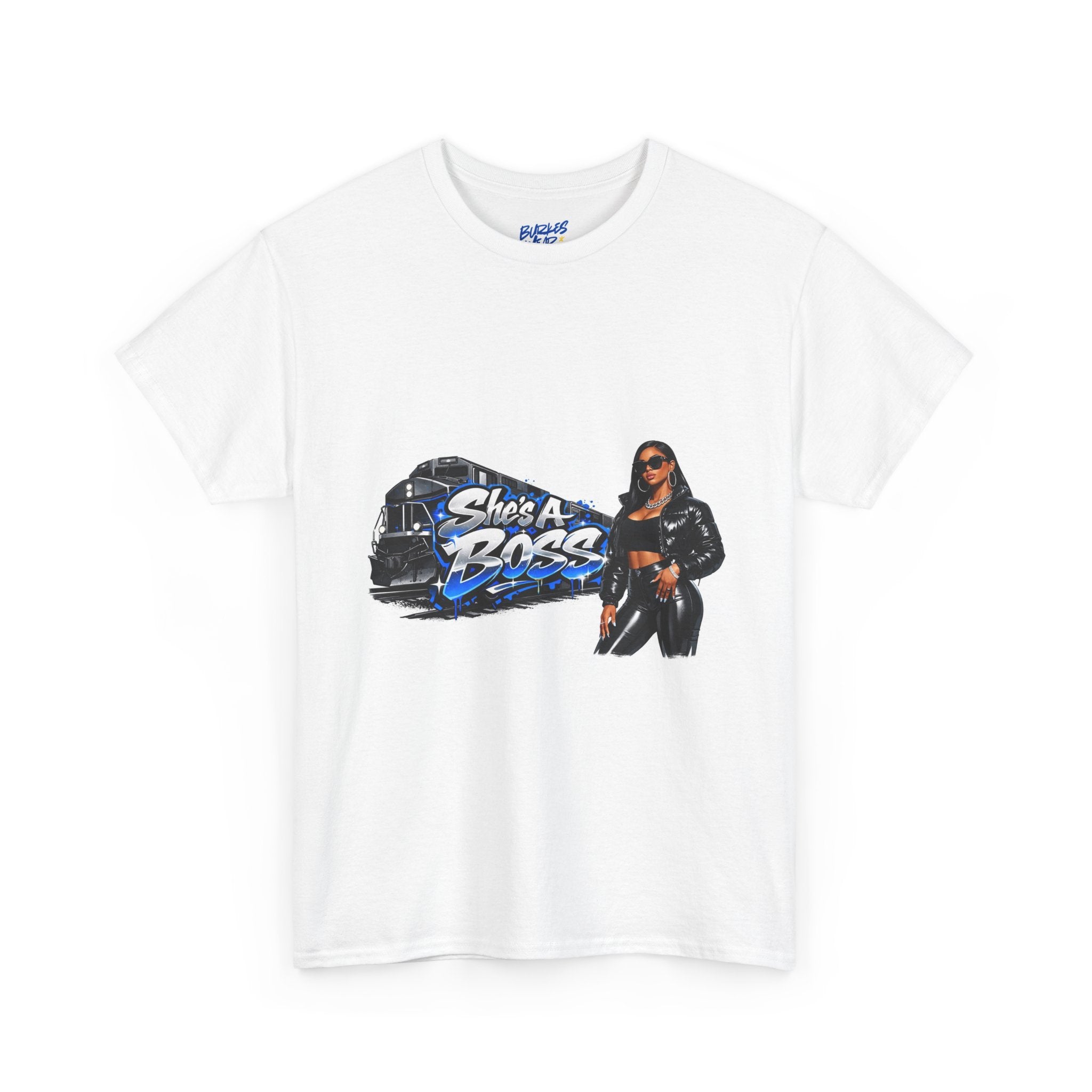 She’s a boss Heavy Cotton Tee
