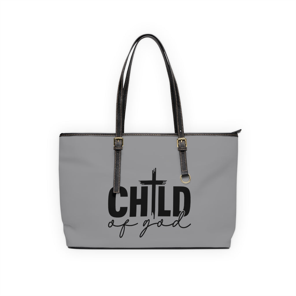 Child of god Leather Shoulder Bag