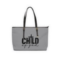 Child of god Leather Shoulder Bag