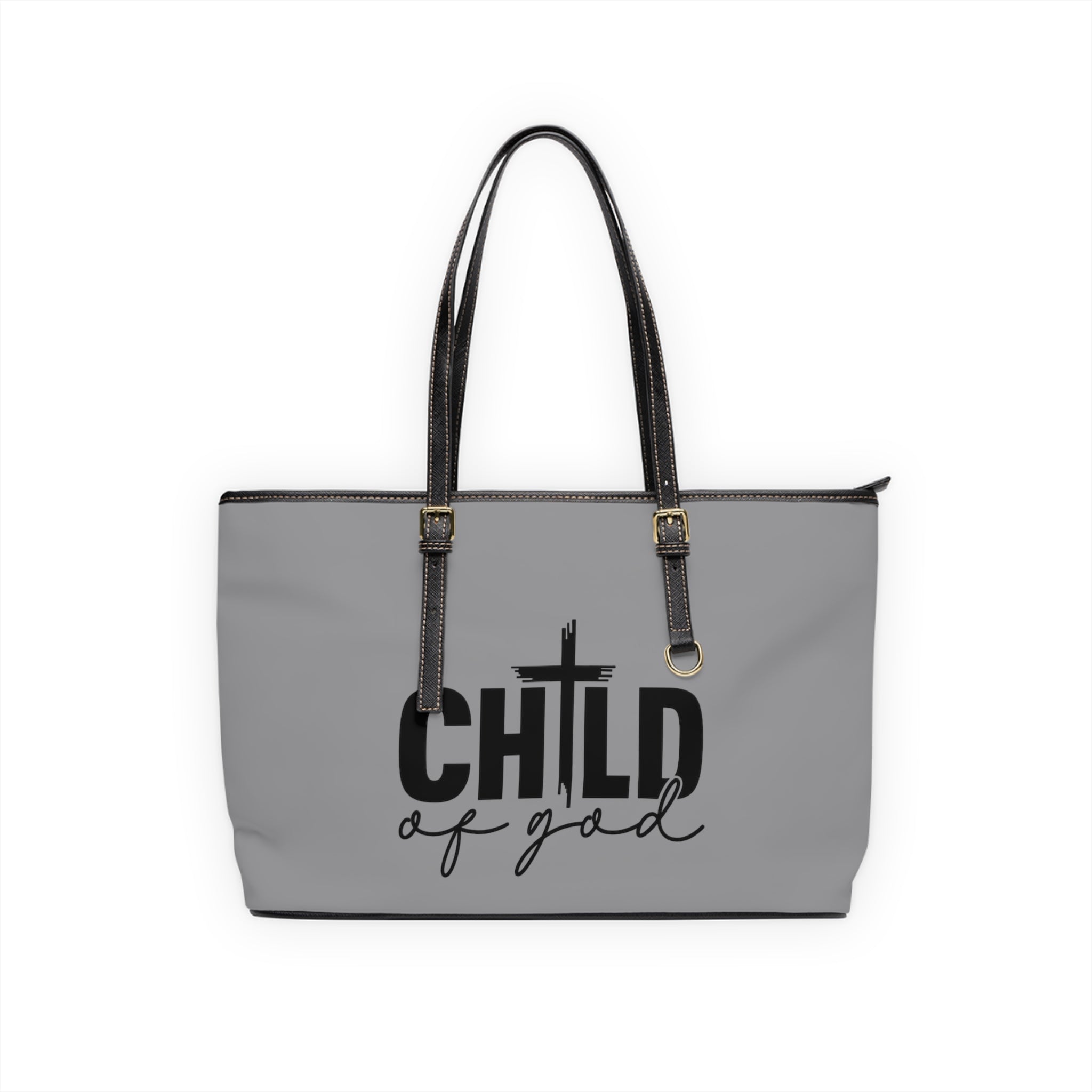 Child of god Leather Shoulder Bag