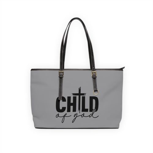 Child of god Leather Shoulder Bag