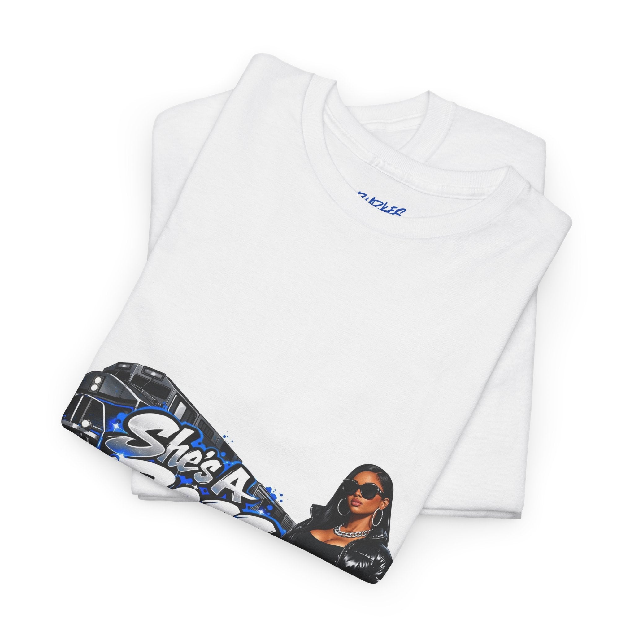 She’s a boss Heavy Cotton Tee