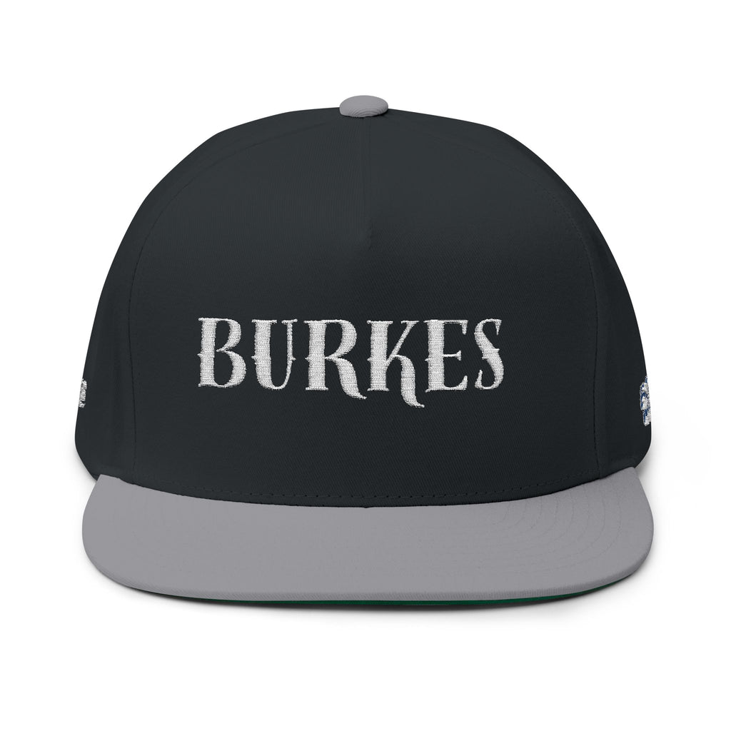 Burkes Brand Flat Bill Cap (Embroidery)