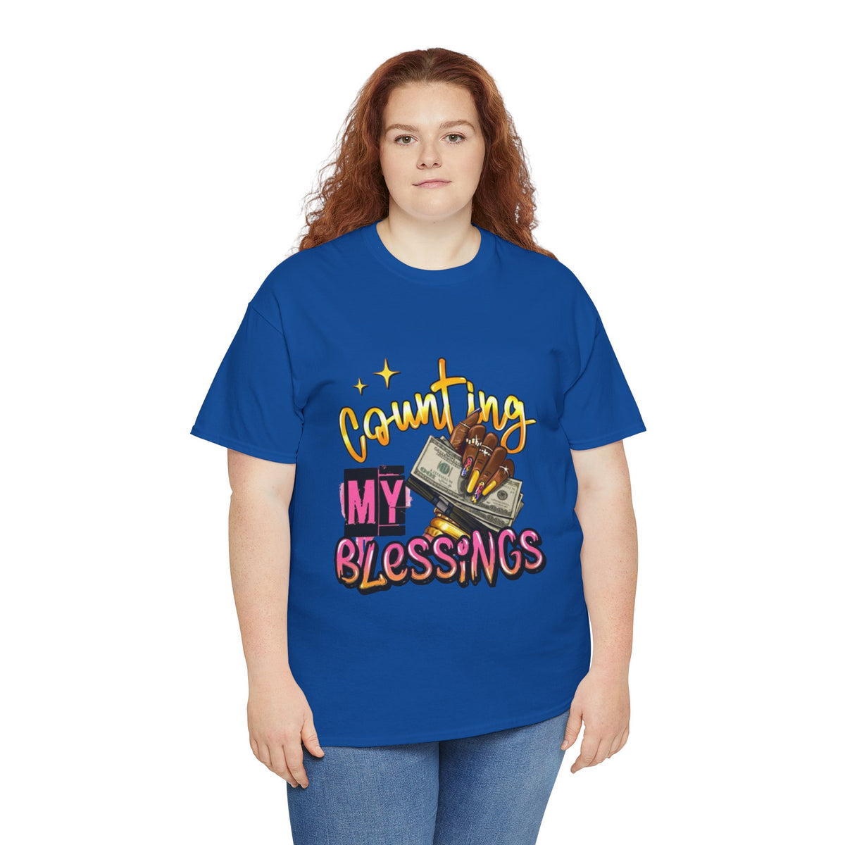 Counting my blessings Heavy Cotton Tee