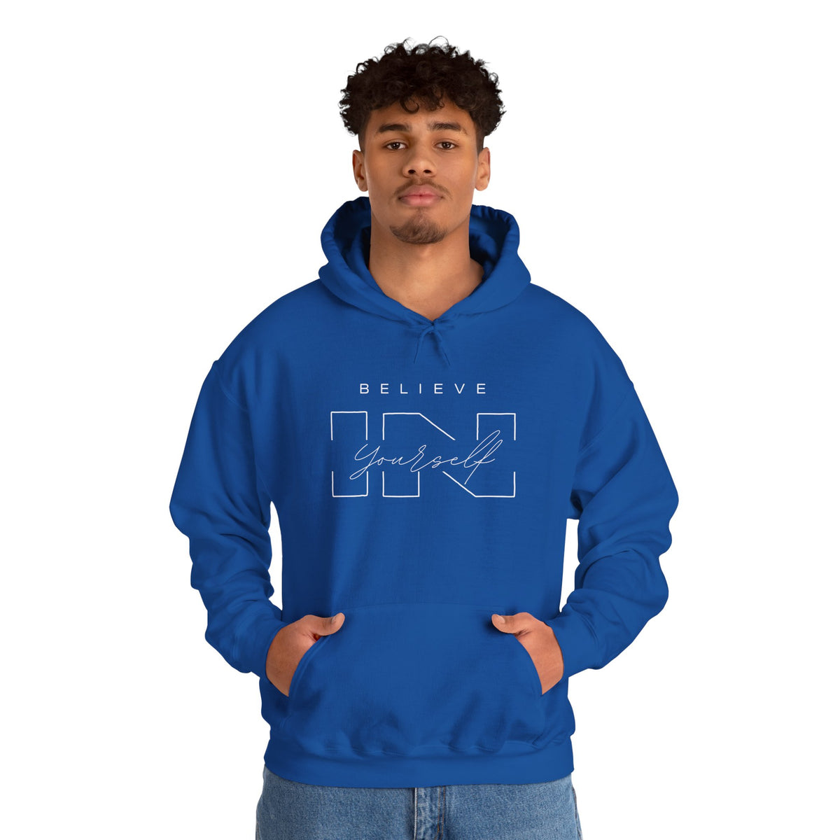 Unisex Believe Hooded Sweatshirt