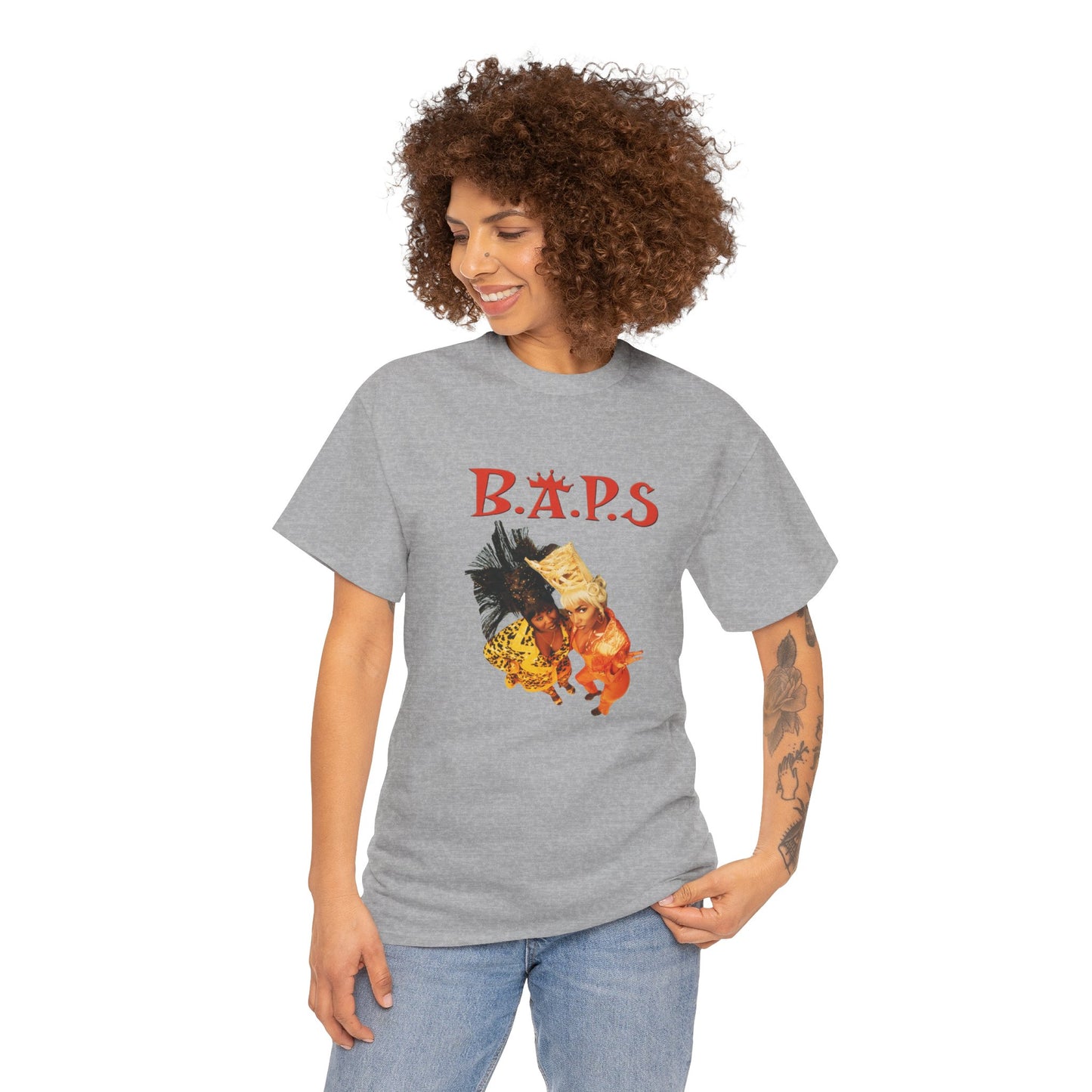 Women B.A.P.S Heavy Cotton Tee