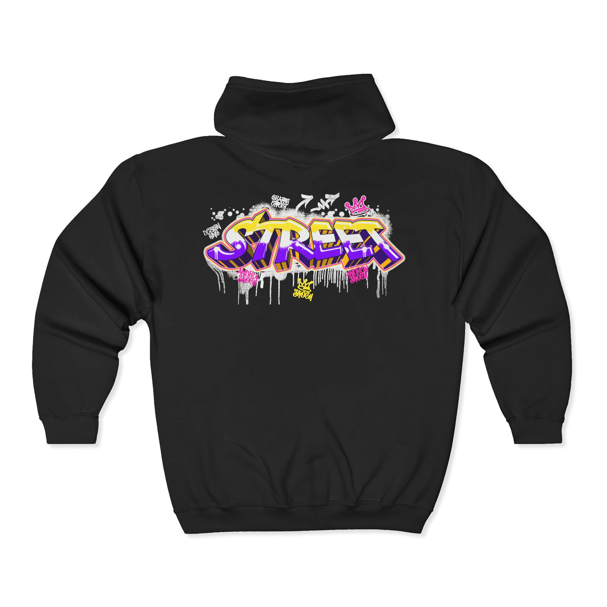 Unisex Full Zip Hooded Sweatshirt