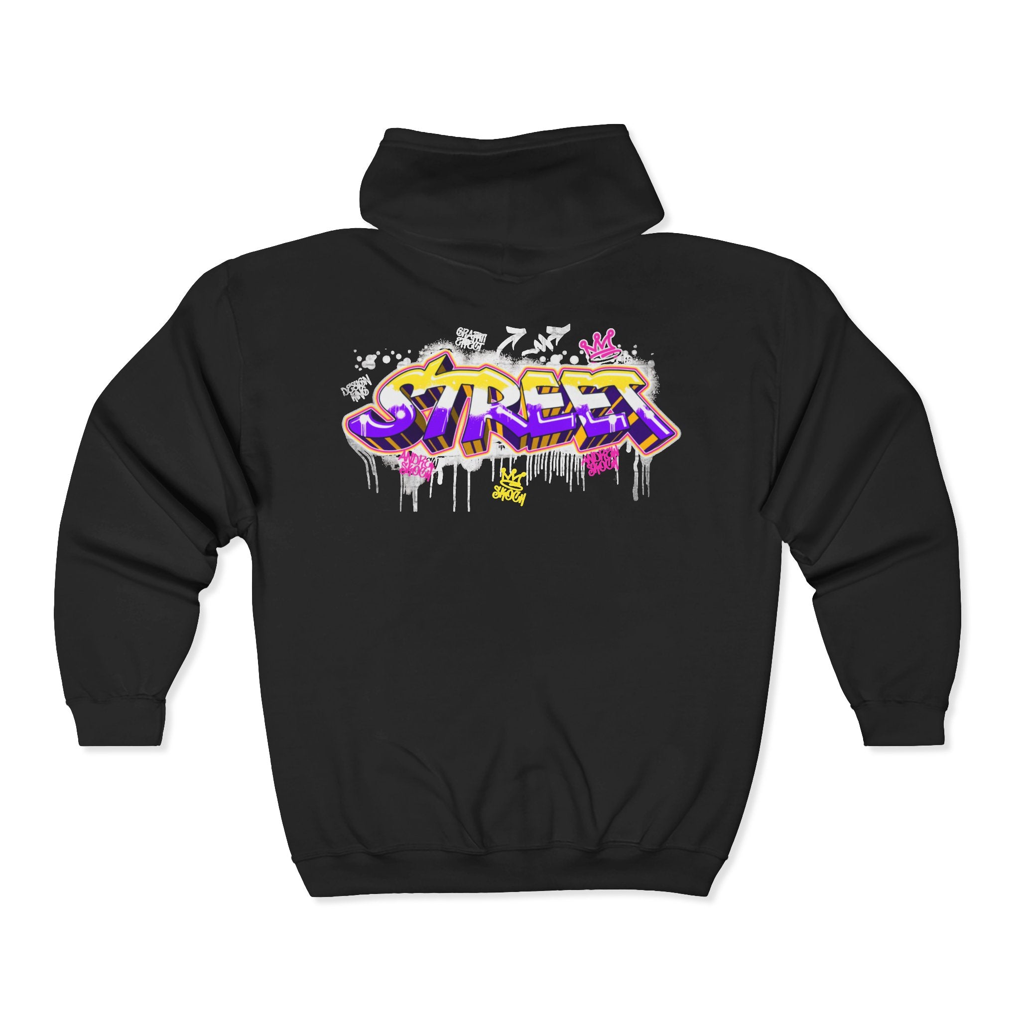 Unisex Full Zip Hooded Sweatshirt