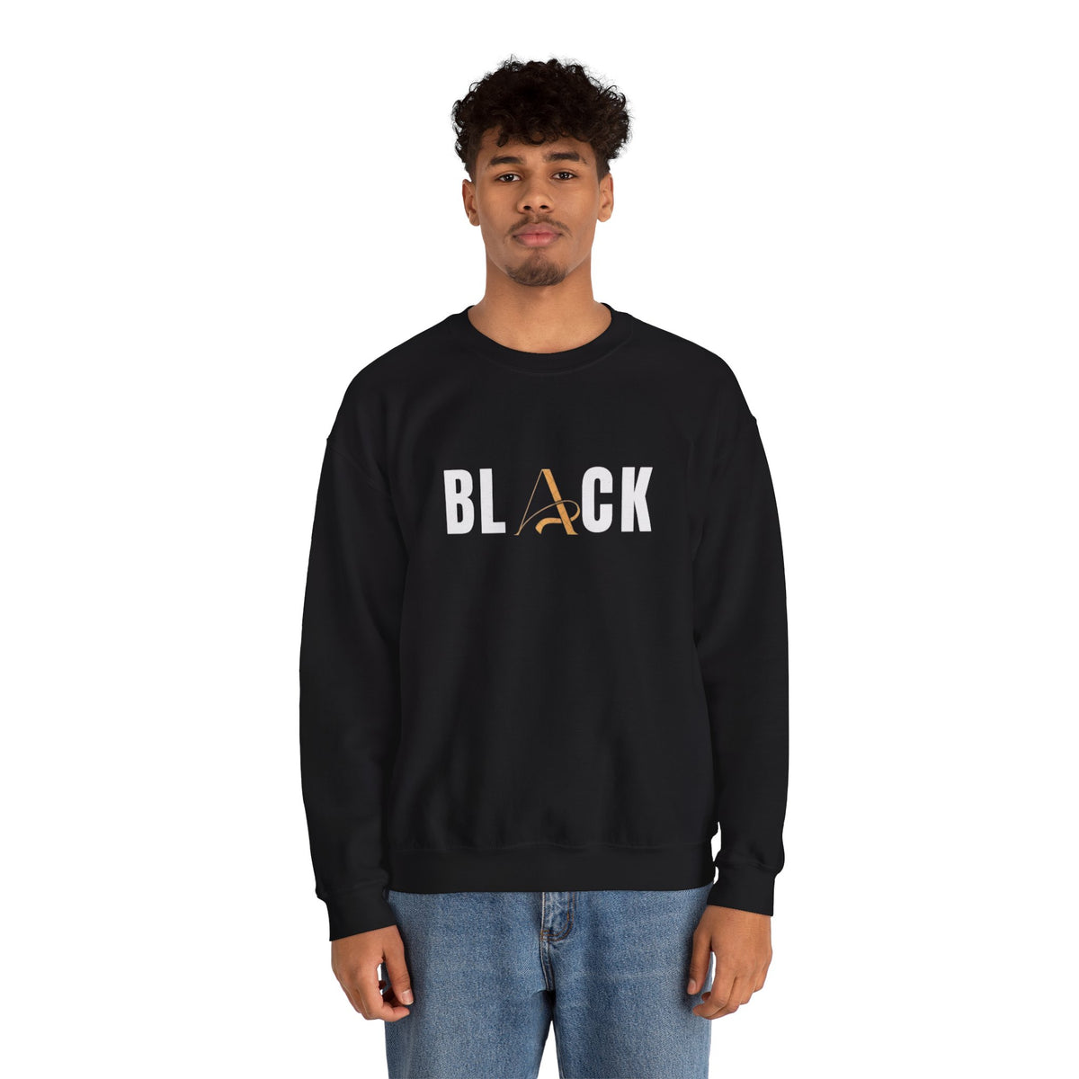 Unisex Black Heavy Blend Sweatshirt