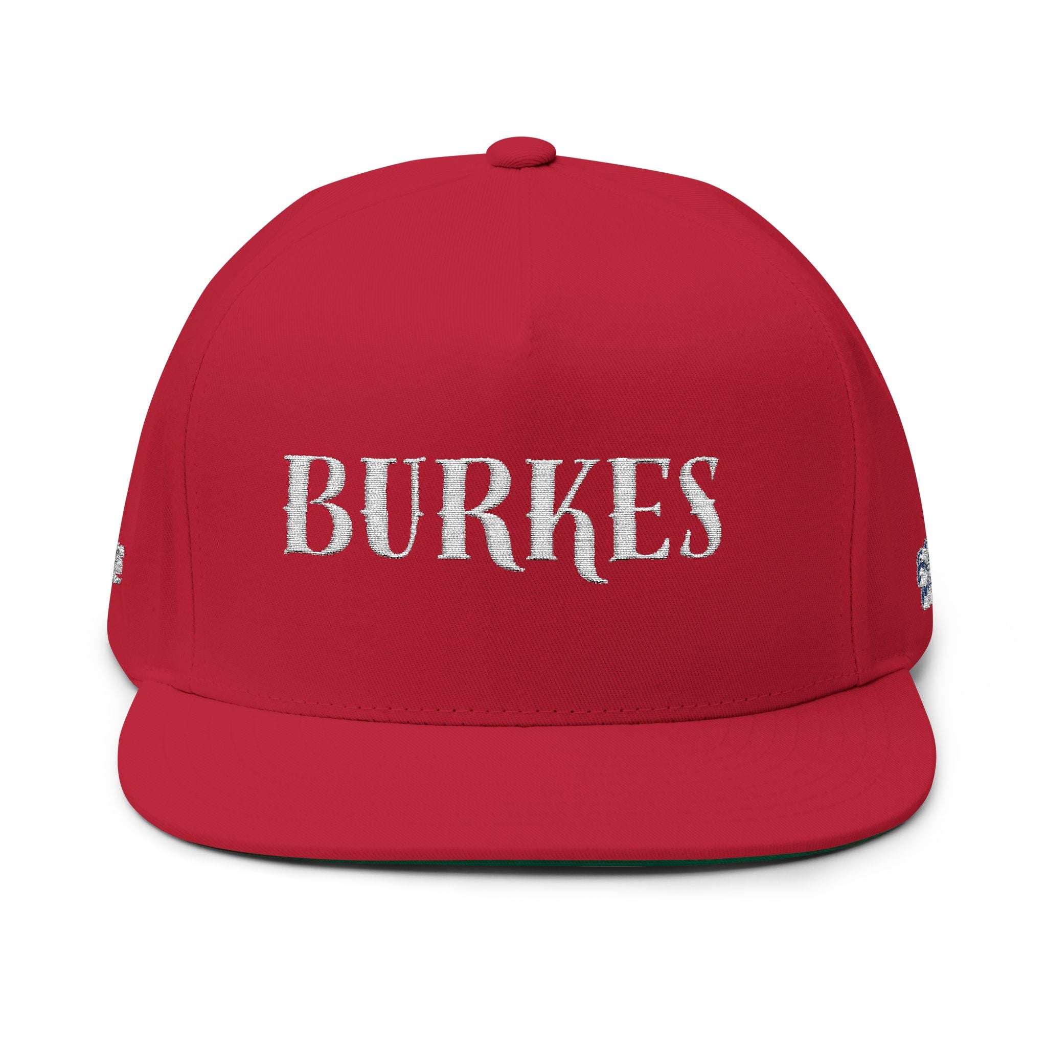 Burkes Brand Flat Bill Cap (Embroidery)