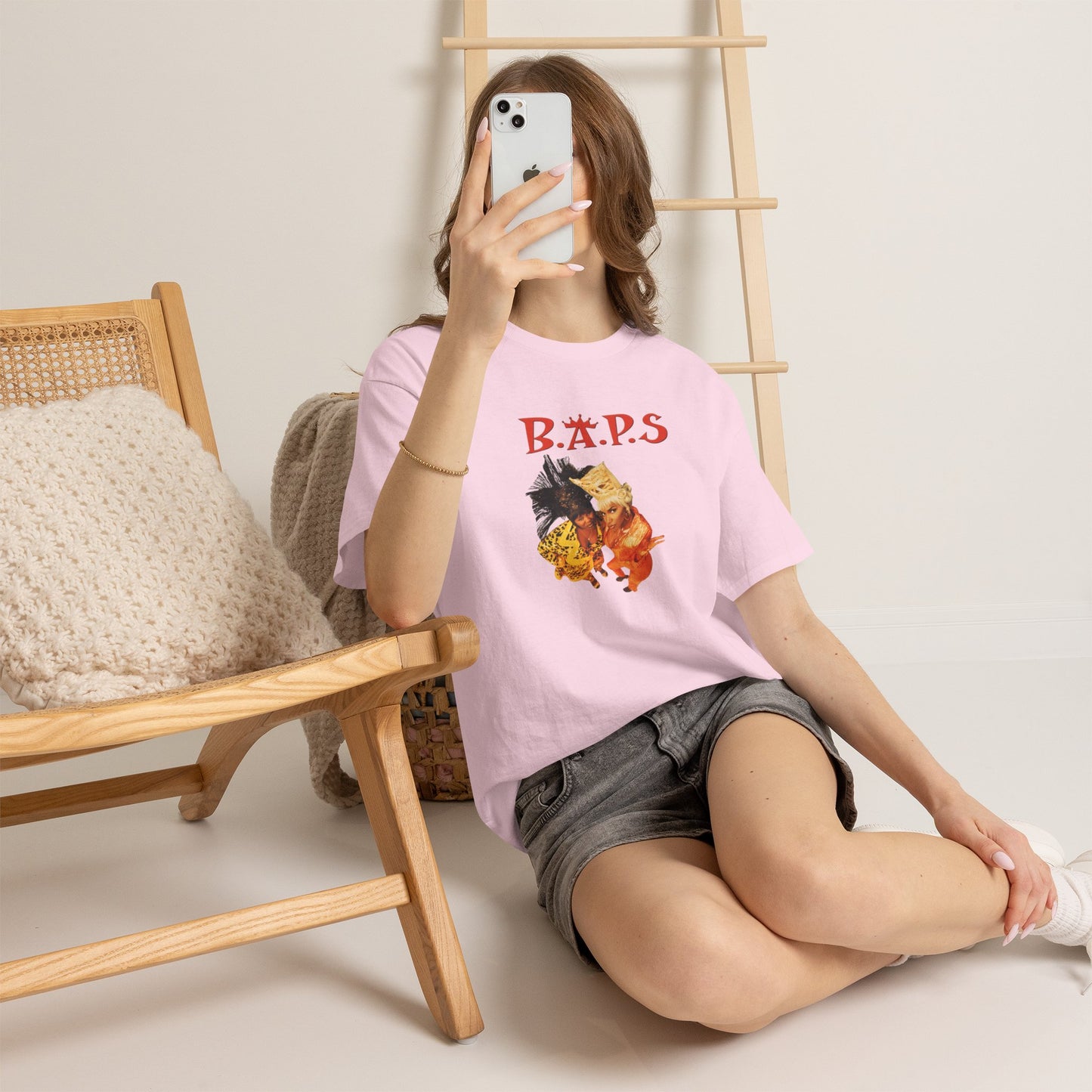 Women B.A.P.S Heavy Cotton Tee