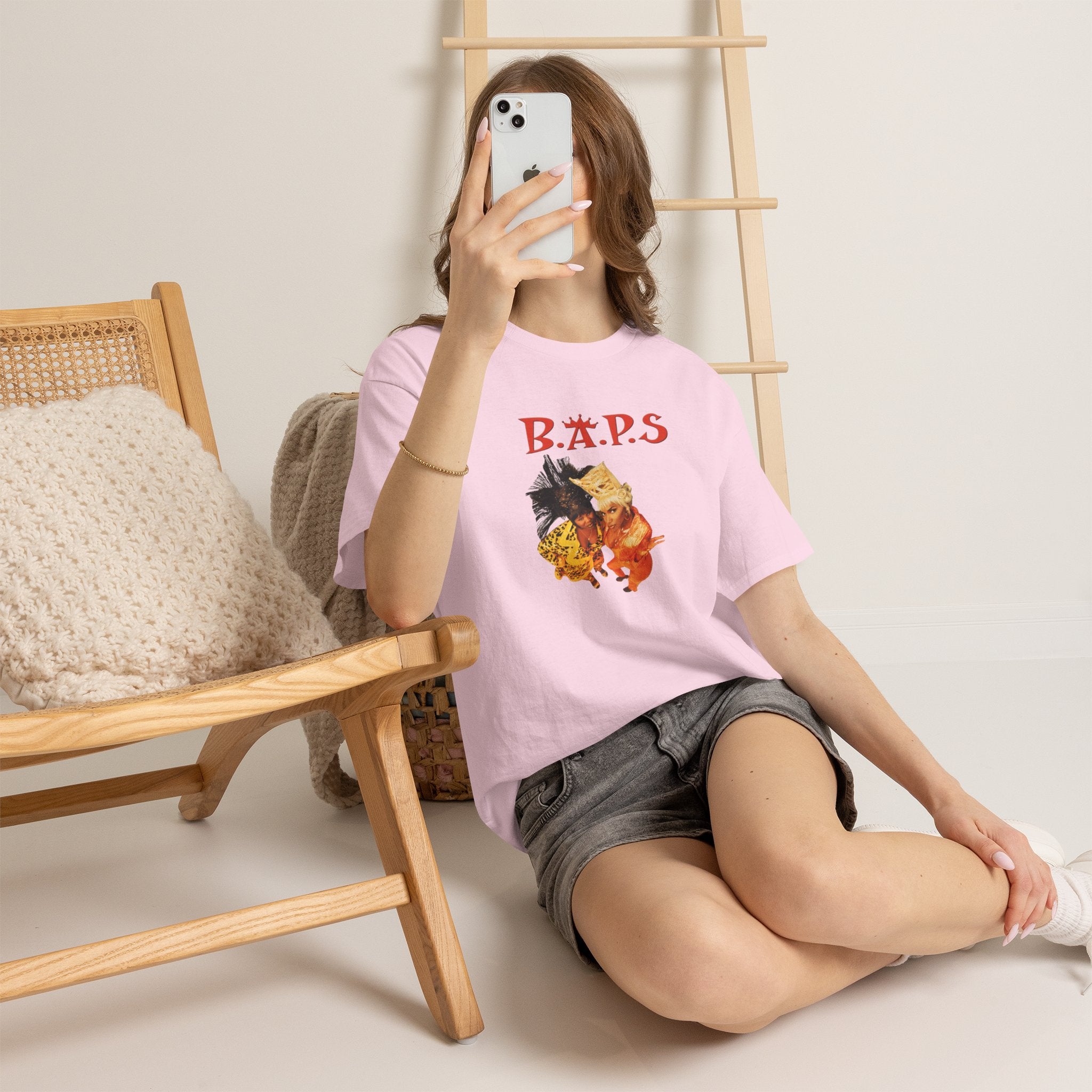 Women B.A.P.S Heavy Cotton Tee