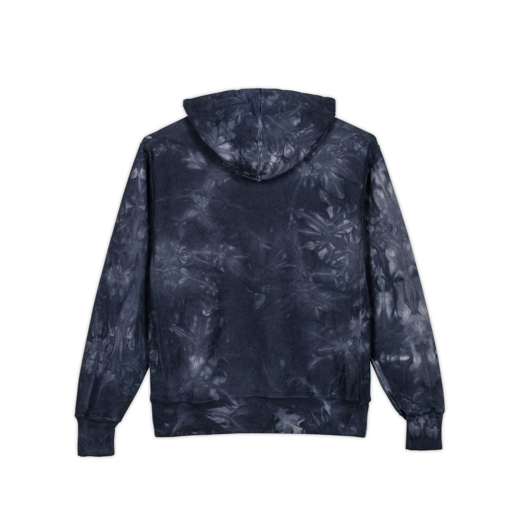 Unisex Black Tie-Dye Hoodie (Embroidery)