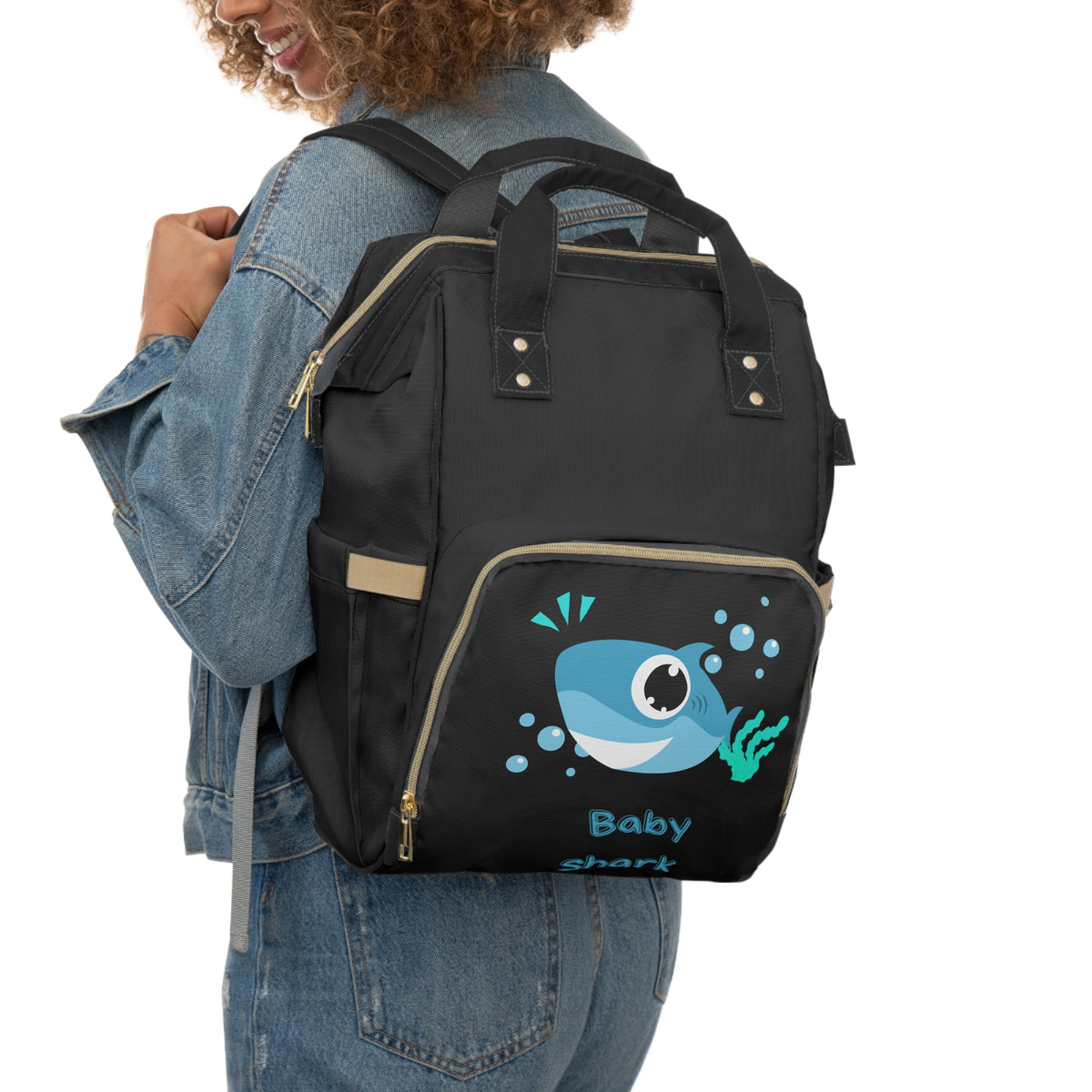 Baby shark Diaper Backpack