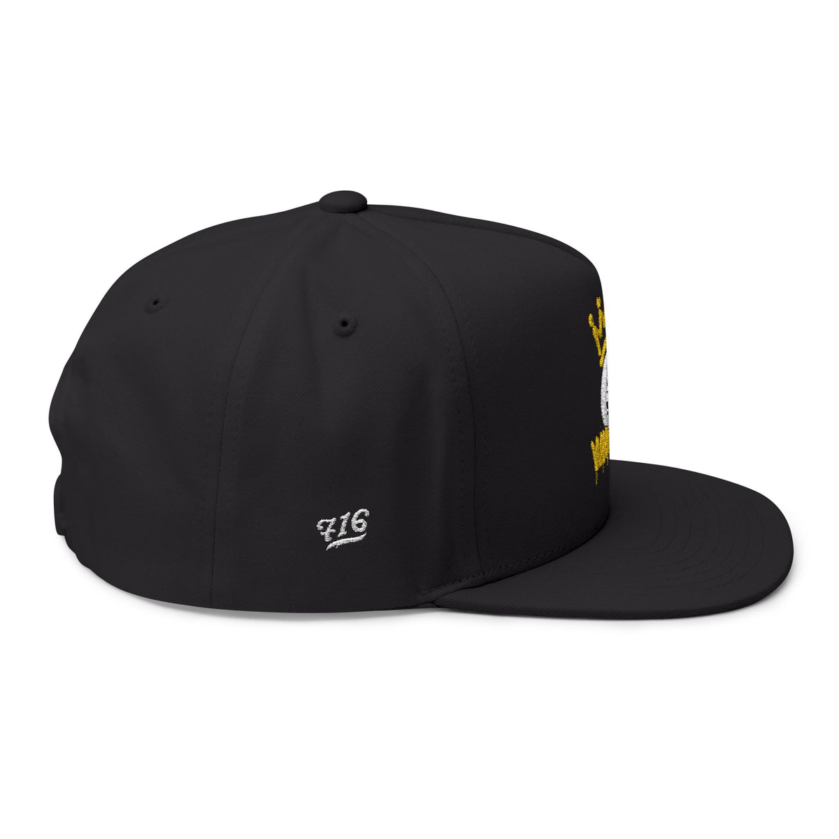 Who me Flat Bill Cap (Embroidery)