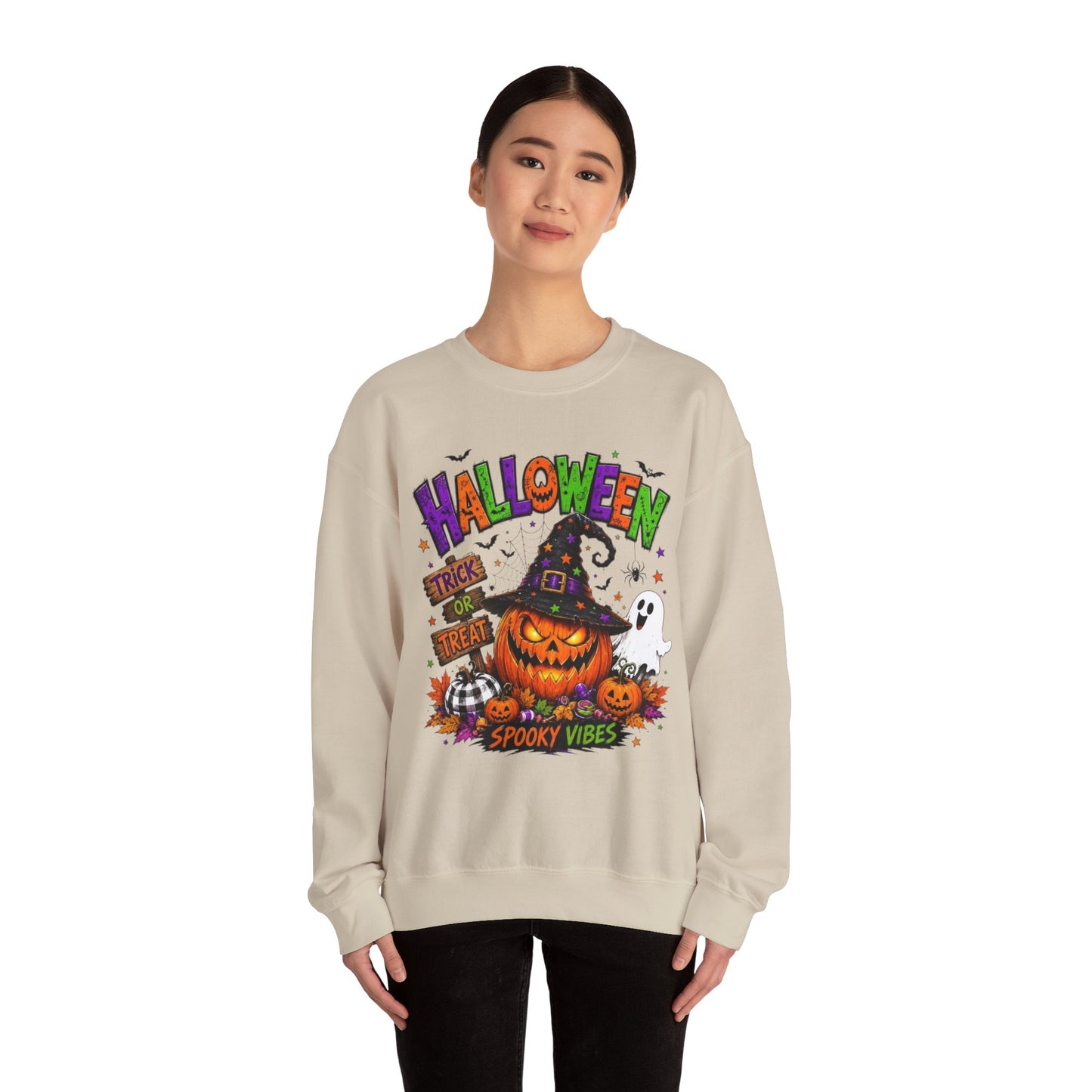 unisex Halloween Crewneck Sweatshirt