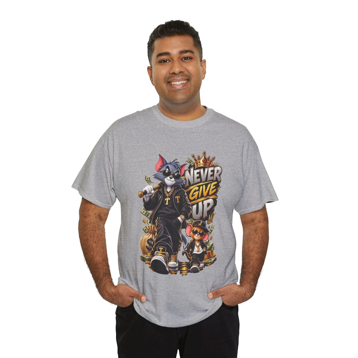 Unisex never give up Tee