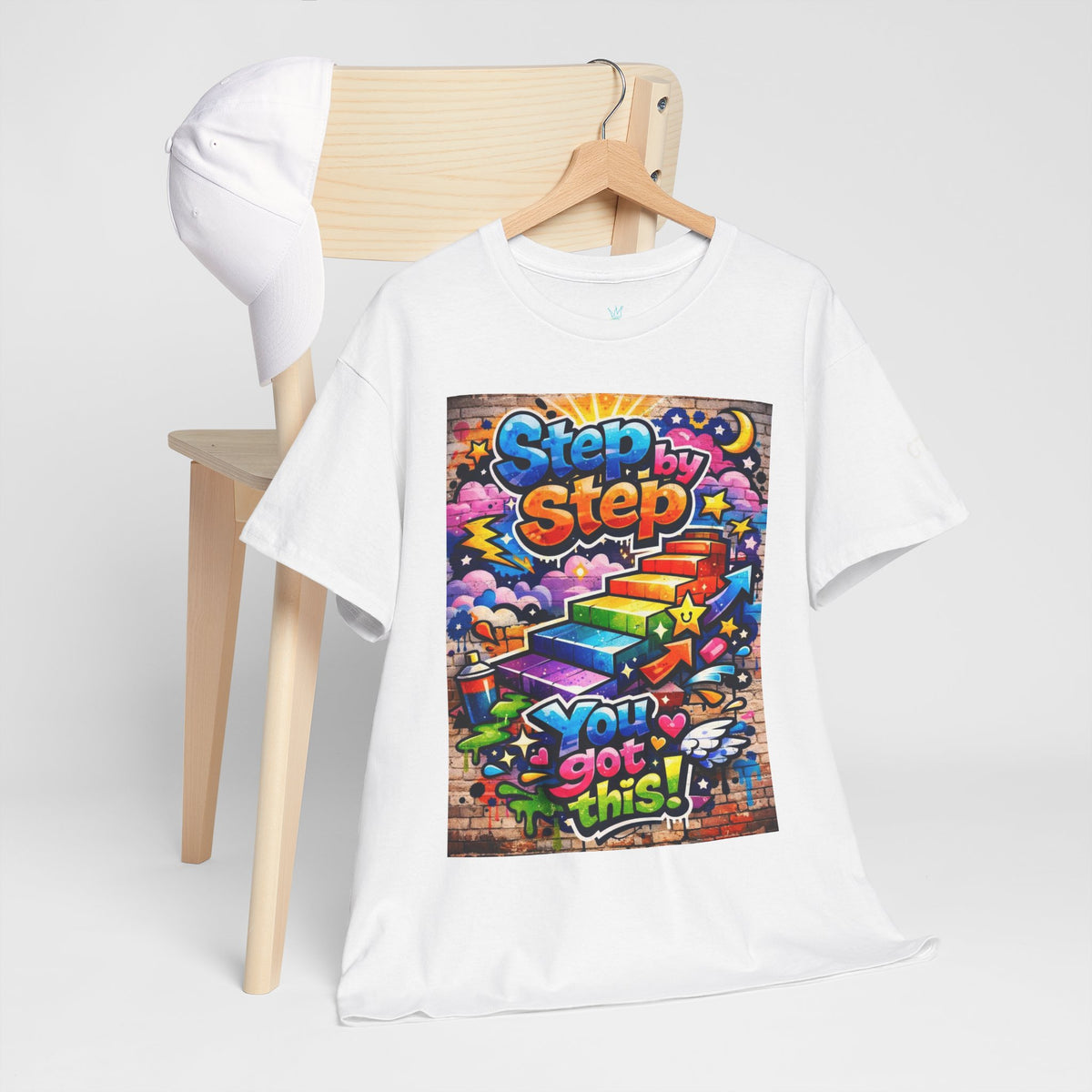step by step Heavy Cotton Tee