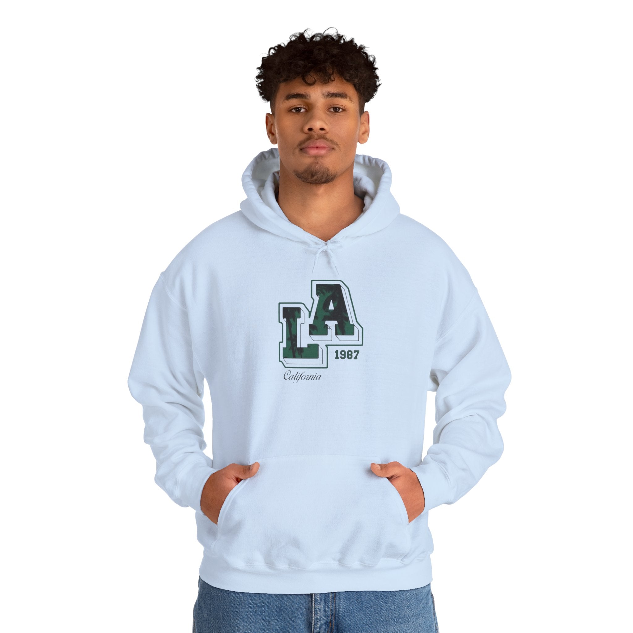 Unisex LA Hooded Sweatshirt