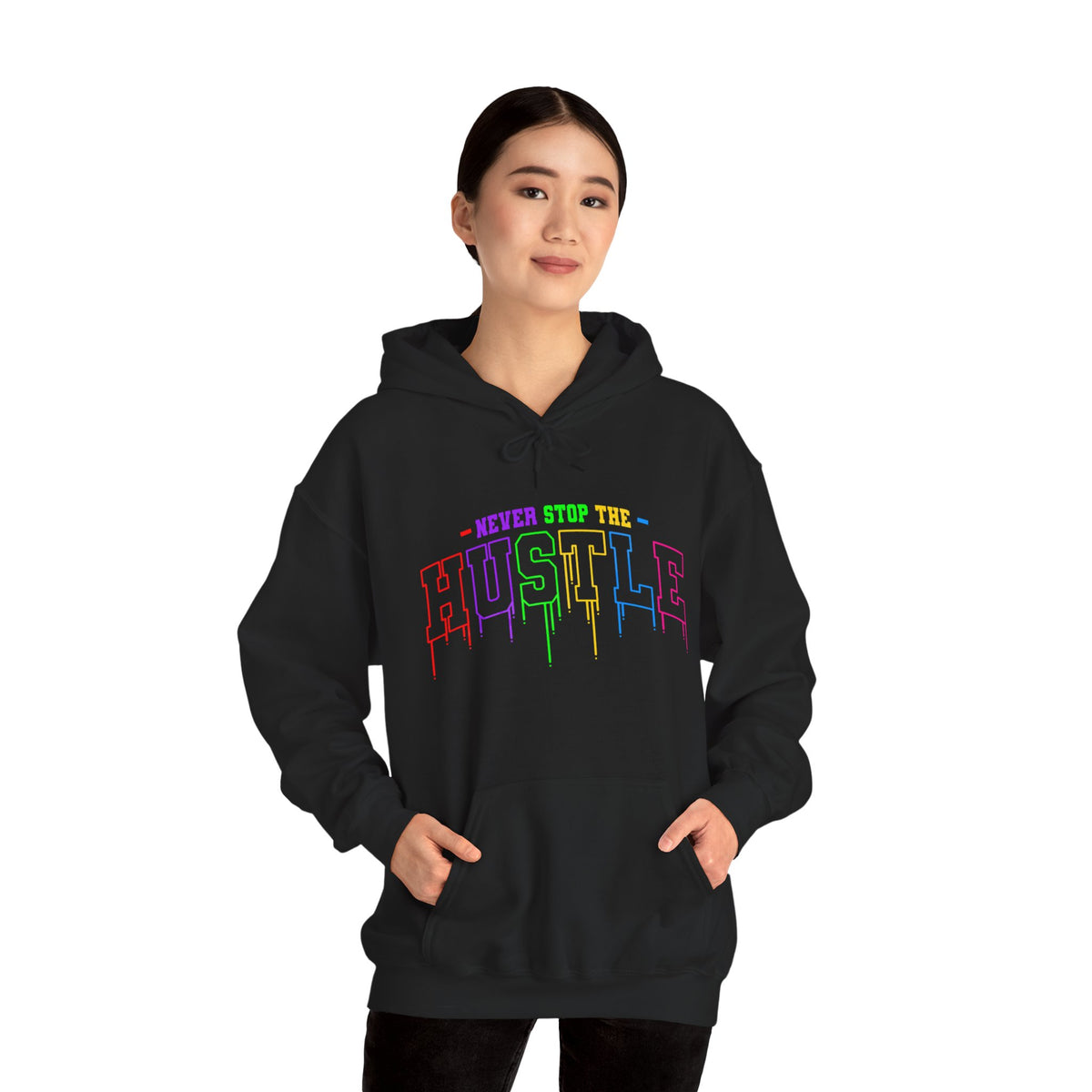 Unisex Hustle Hooded Sweatshirt