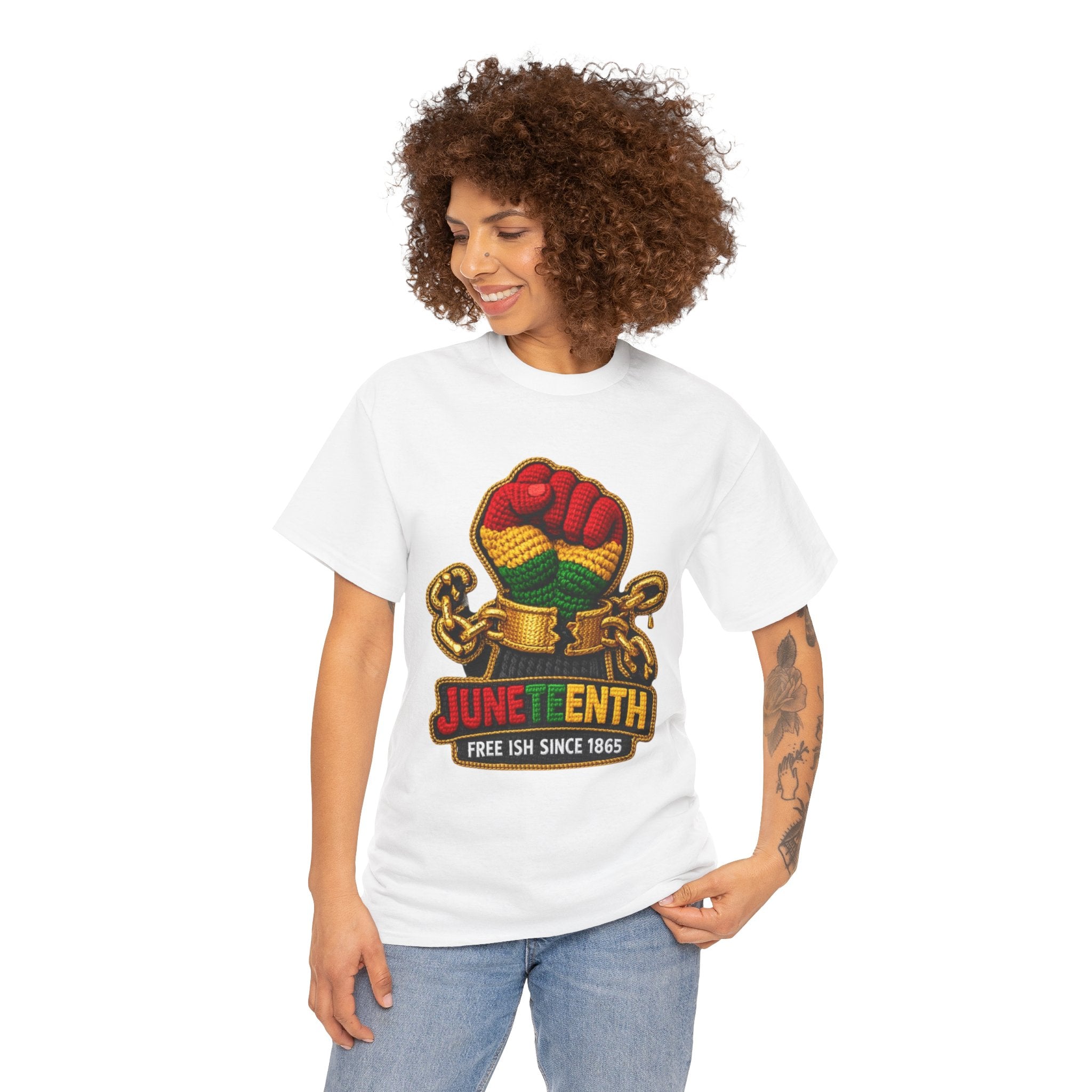 Unisex Juneteenth Heavy Cotton Tee